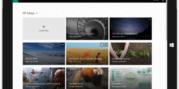 Microsoft launches Sway out of preview along with new Windows 10 app, revamps Docs.com for sharing Office files