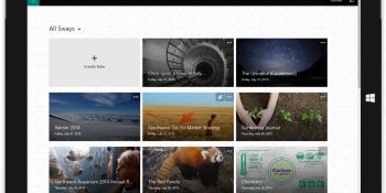 Microsoft launches Sway out of preview along with new Windows 10 app, revamps Docs.com for sharing Office files