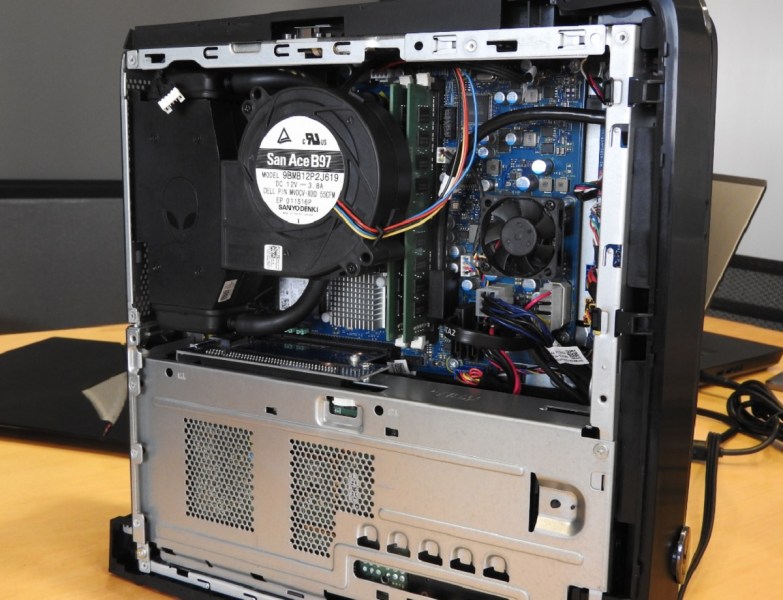 The Alienware X51 desktop gaming computer has liquid cooling.