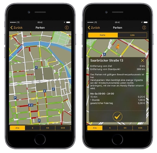 NAVIGON Street Parking (PRNewsFoto/Parkopedia)