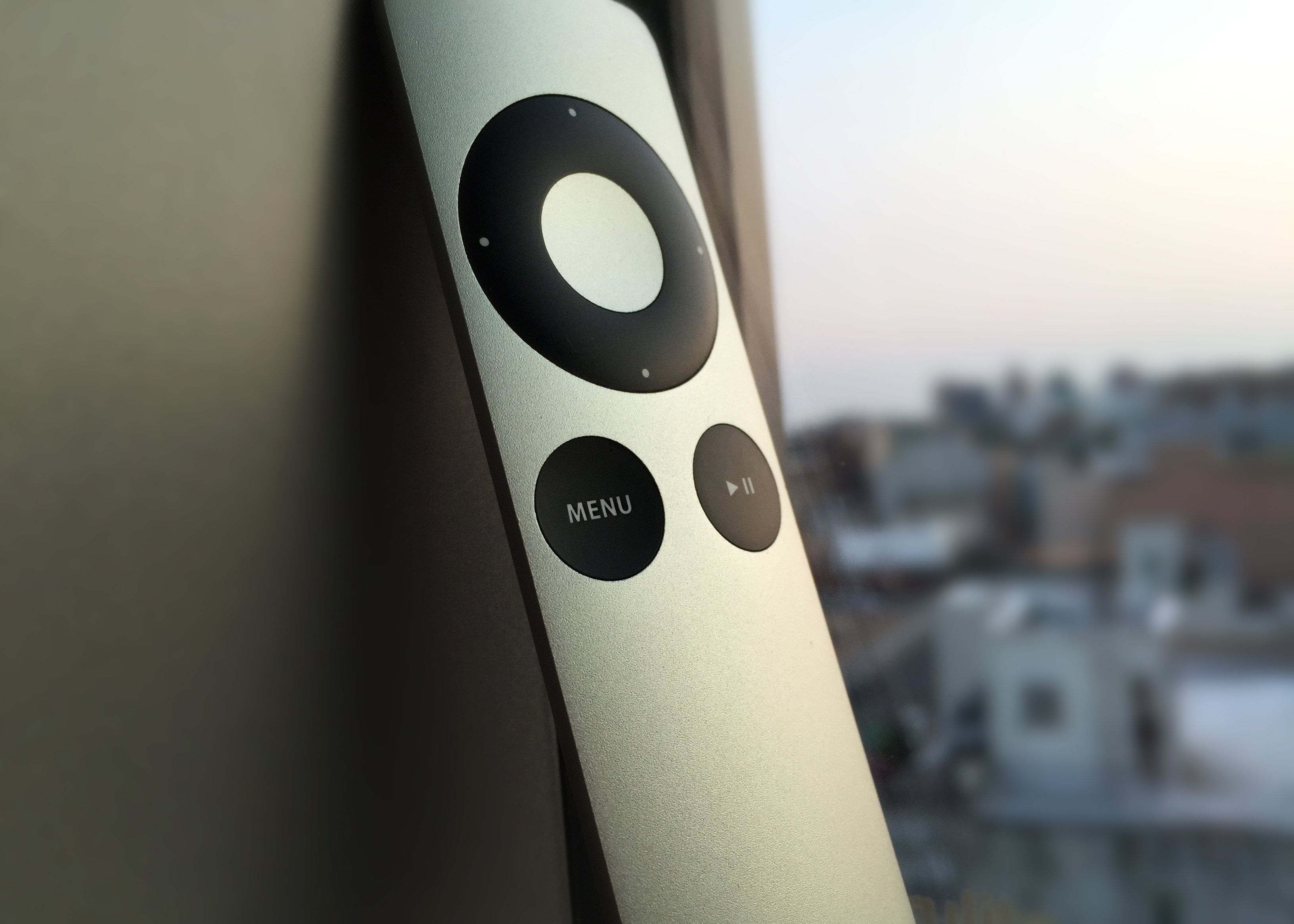 The current generation Apple TV remote