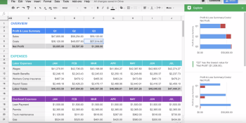 Google Docs gets Google search integration, speech recognition, and automatic chart generation