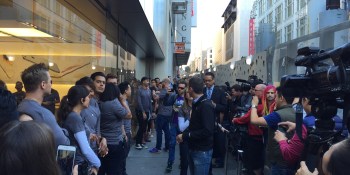 When they opened the doors for iPhone 6s buyers in San Francisco this morning