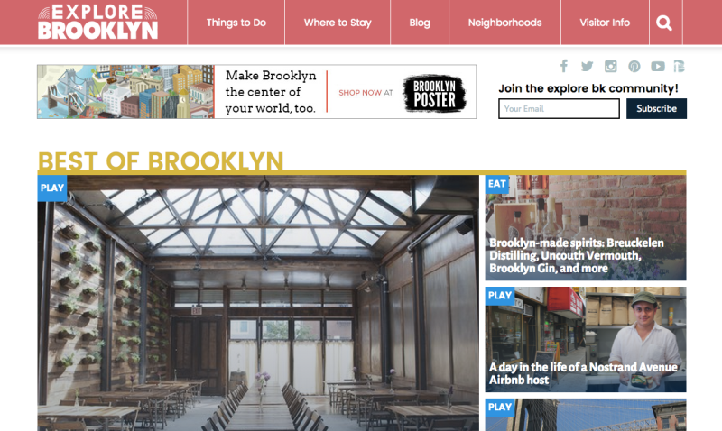 Explore Brooklyn website 