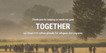 Google’s humanitarian campaign hits goal, raises $14M to help fund refugee relief