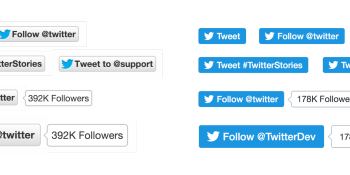 Twitter is launching redesigned ‘Follow’ and ‘Tweet’ buttons next month