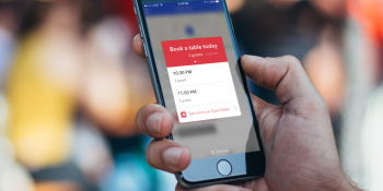 Foursquare makes it easier to book a restaurant through OpenTable, thanks to Button’s deep-linking