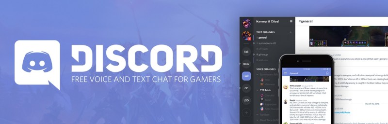 Discord for mobile game chat.