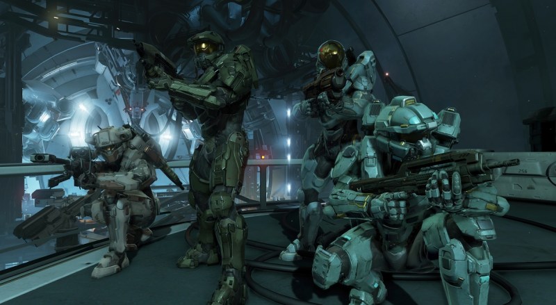 The Blue team in Halo 5: Guardians
