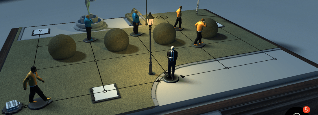 Hitman Go board