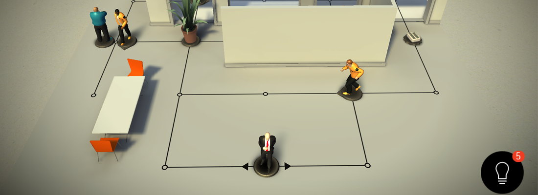 Hitman Go decisions