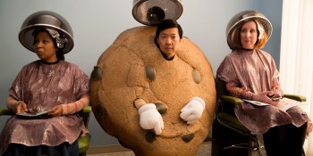 SGN uses celebrity Ken Jeong of The Hangover in a funny Cookie Jam ad