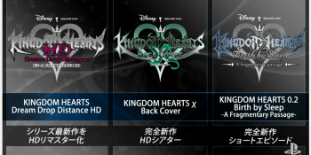 Kingdom Hearts II.8 announced for PlayStation 4 with old and new content