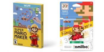 We’re giving away a copy of Super Mario Maker and a classic Mario Amiibo on Facebook