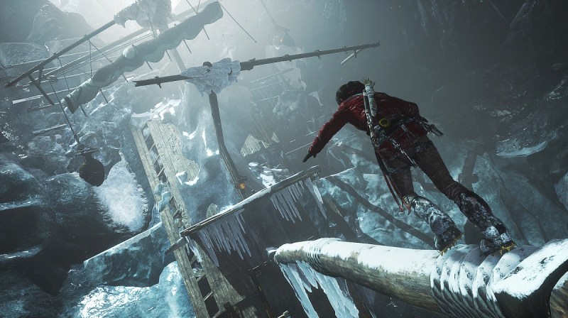 Lara Croft finds a tomb in Rise of the Tomb Raider.
