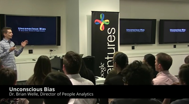 Brian Welle, director of people analytics at Google, talking about unconscious bias.