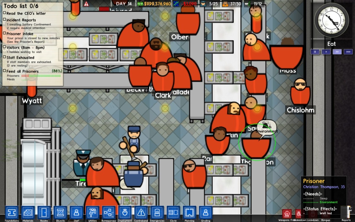 Feed the prisoners!