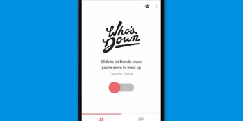 Google just dropped a meet-up app called Who’s Down