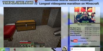 Man plays Minecraft for 35 hours in world record attempt