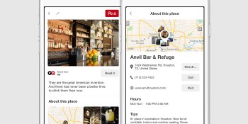 Pinterest’s Place Pins now display Google Map directions, business info, and reviews