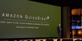 Amazon launches QuickSight, a cloud-based business intelligence tool