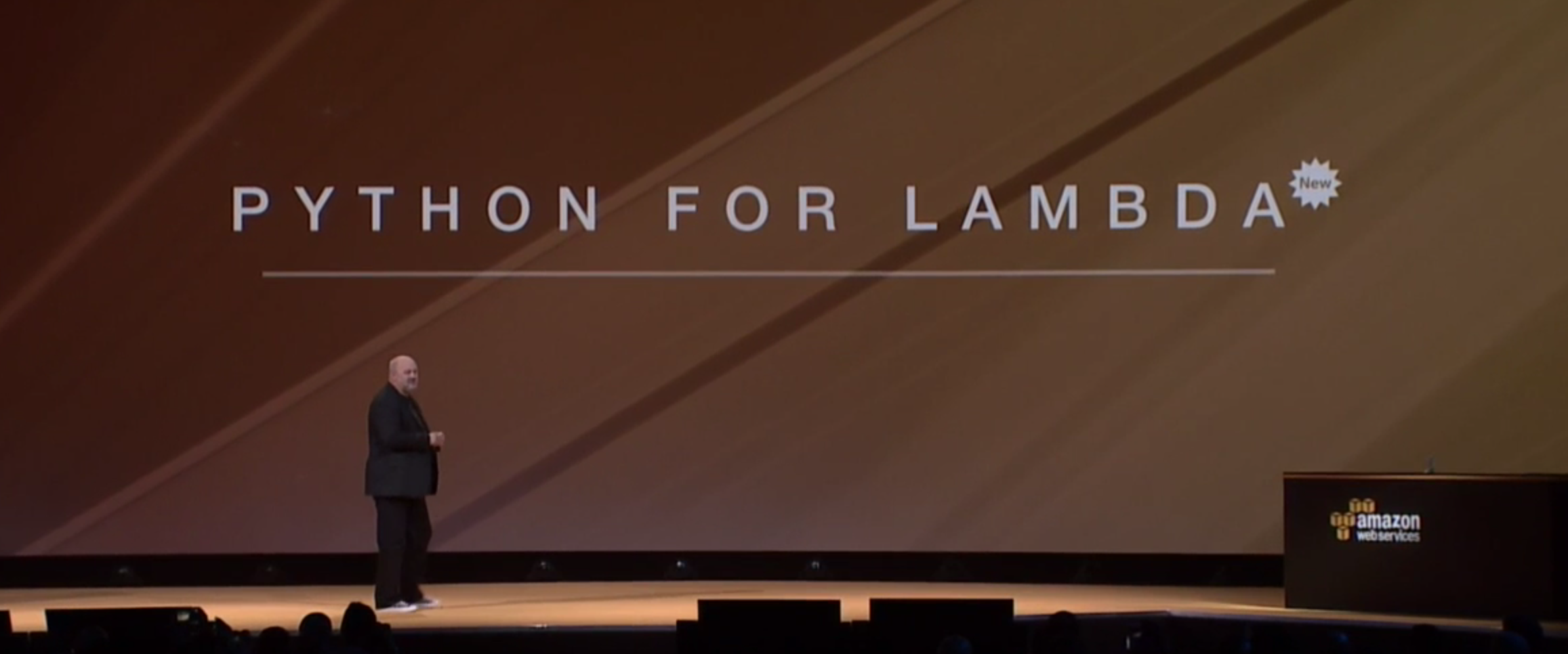 Amazon CTO Werner announced Python support for Lambda at the AWS re:Invent conference in Las Vegas on Oct. 8.
