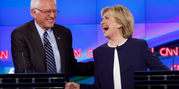 Google and Facebook: Bernie Sanders dominated the first Democratic debate