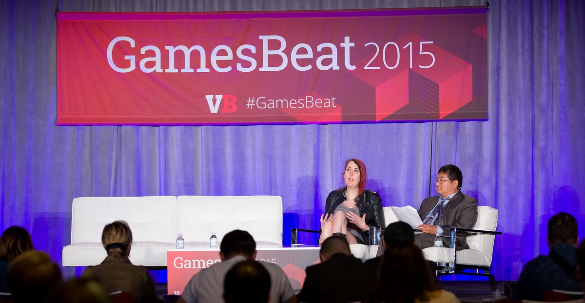 Brianna Wu talks about VR with Dean Takahashi at GamesBeat 2015.