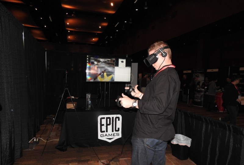 Demo of Bullet Time using Oculus Touch controller and Oculus Rift headset at SEA VR.