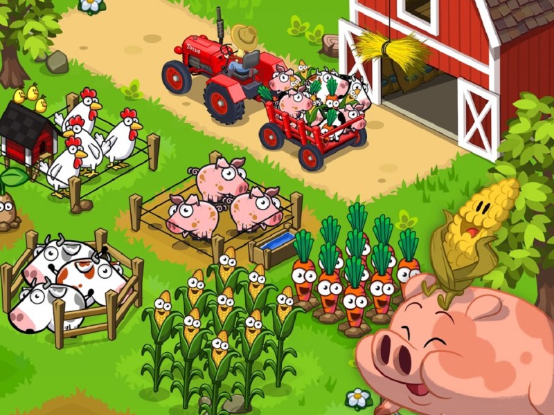 Farm Away! is an ad-based mobile game.