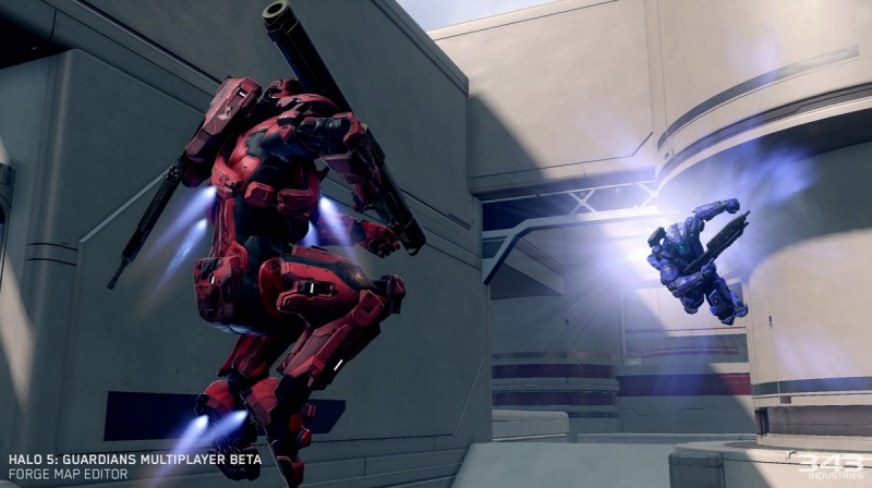 In Halo 5: Guardians, you can jump in the air and change directions using stabilizers.