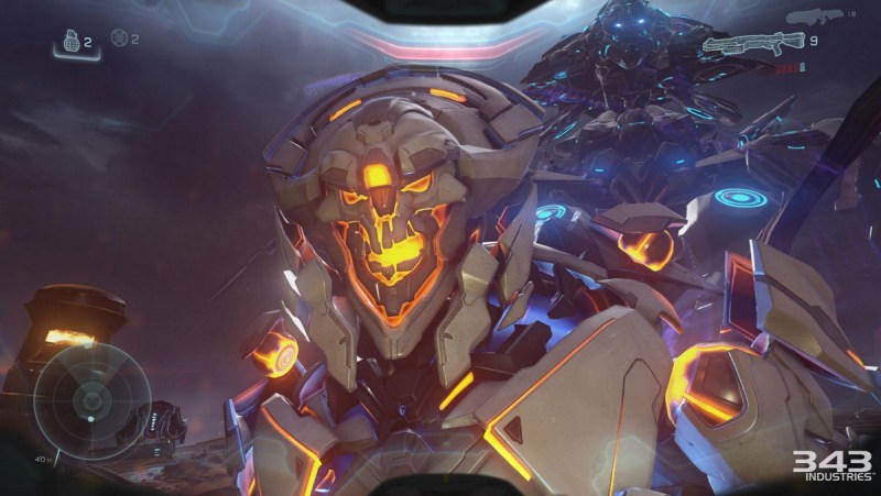 One of the tougher bosses in Halo 5: Guardians.