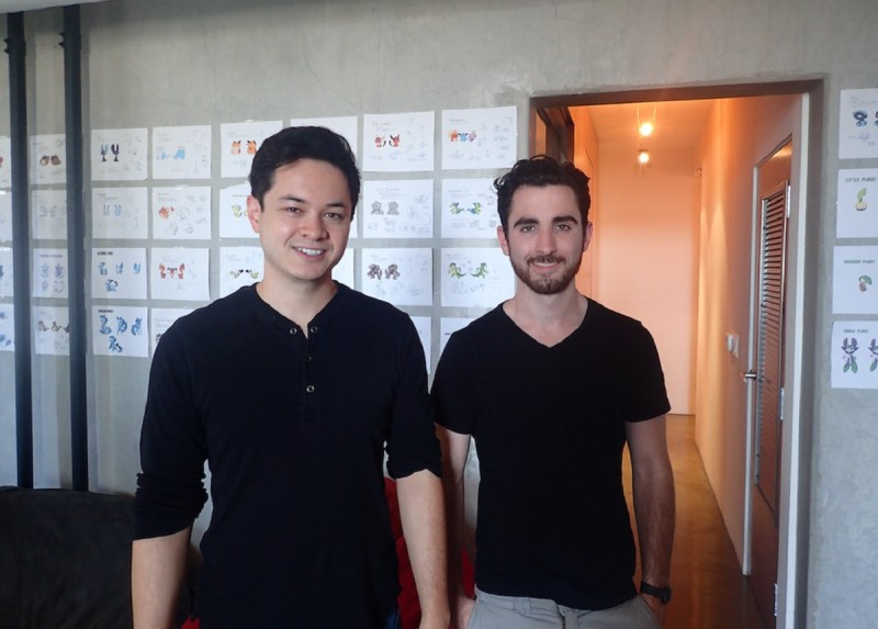 Josh Buckley (left) and Sasha MacKinnon, cofounders of Mino Games.