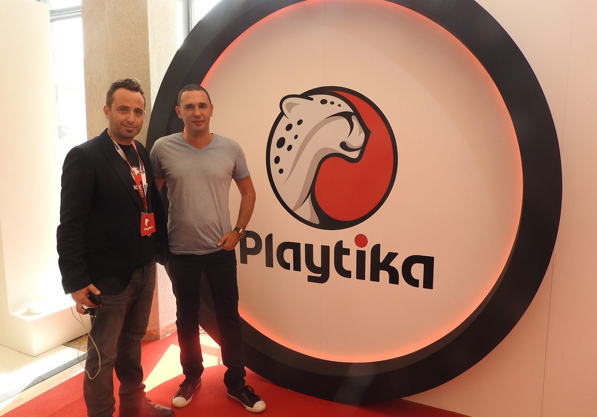 Elad Kushnir (left) and Robert Antokol of Playtika.