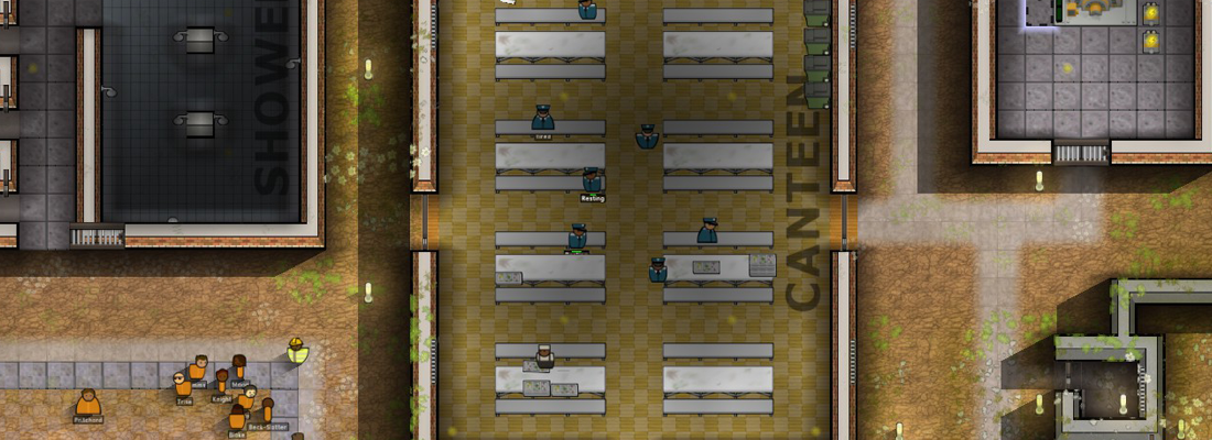 Prison Architect canteen