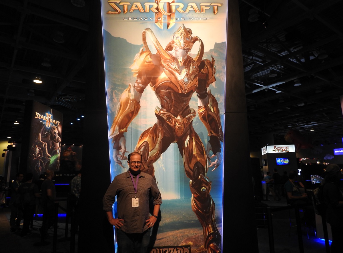 Tim Morten, lead producer at Blizzard on Legacy of the Void, at TwitchCon