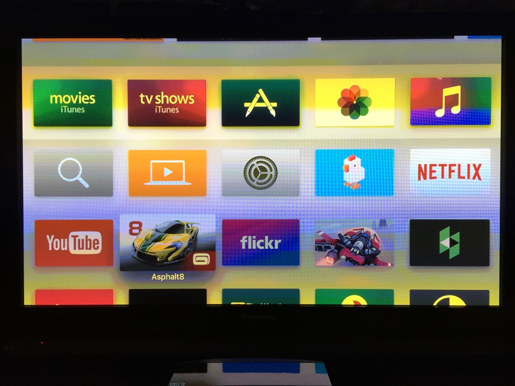 The new Apple TV homescreen will be kind of empty until you populate it from the App Store. Photo by Simon Cohen