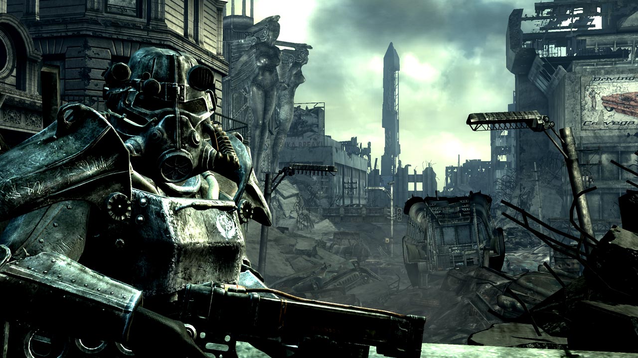 The setting for Fallout 3 shifted to the wasteland of Washington, D.C.