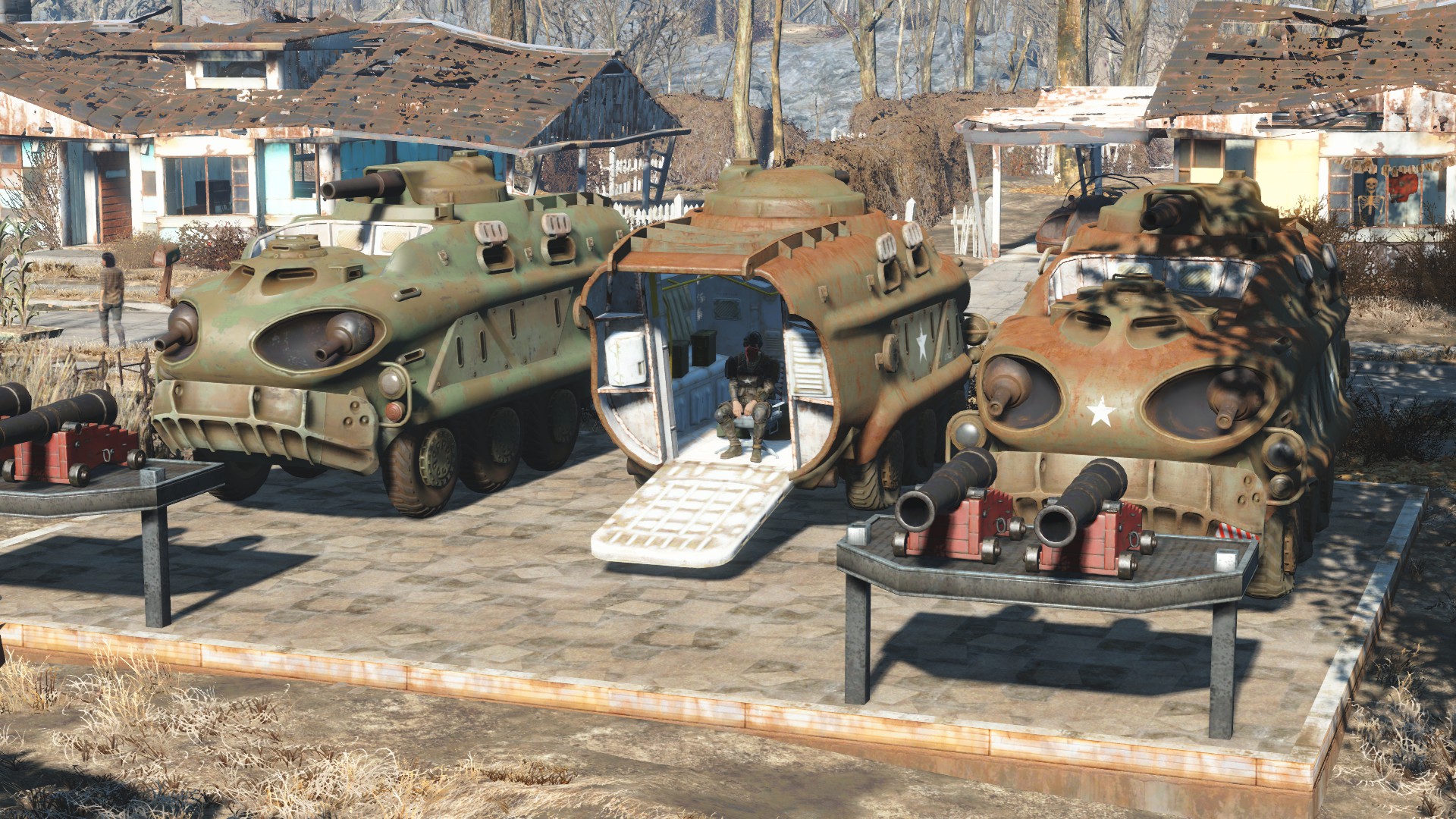 You can put anything from the world of Fallout 4 into your settlements now.