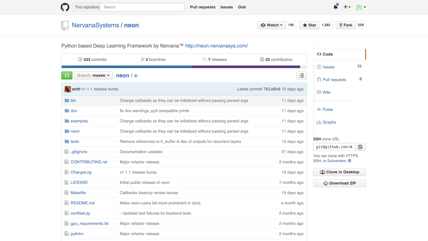 The repo for Nervana Systems' Neon deep learning framework.