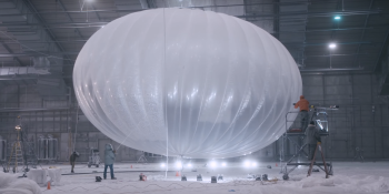 Watch Google test a Project Loon balloon in sub-zero environments