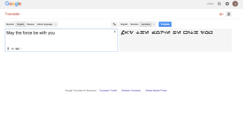 Google’s latest Star Wars easter egg is Aurebesh support in Google Translate