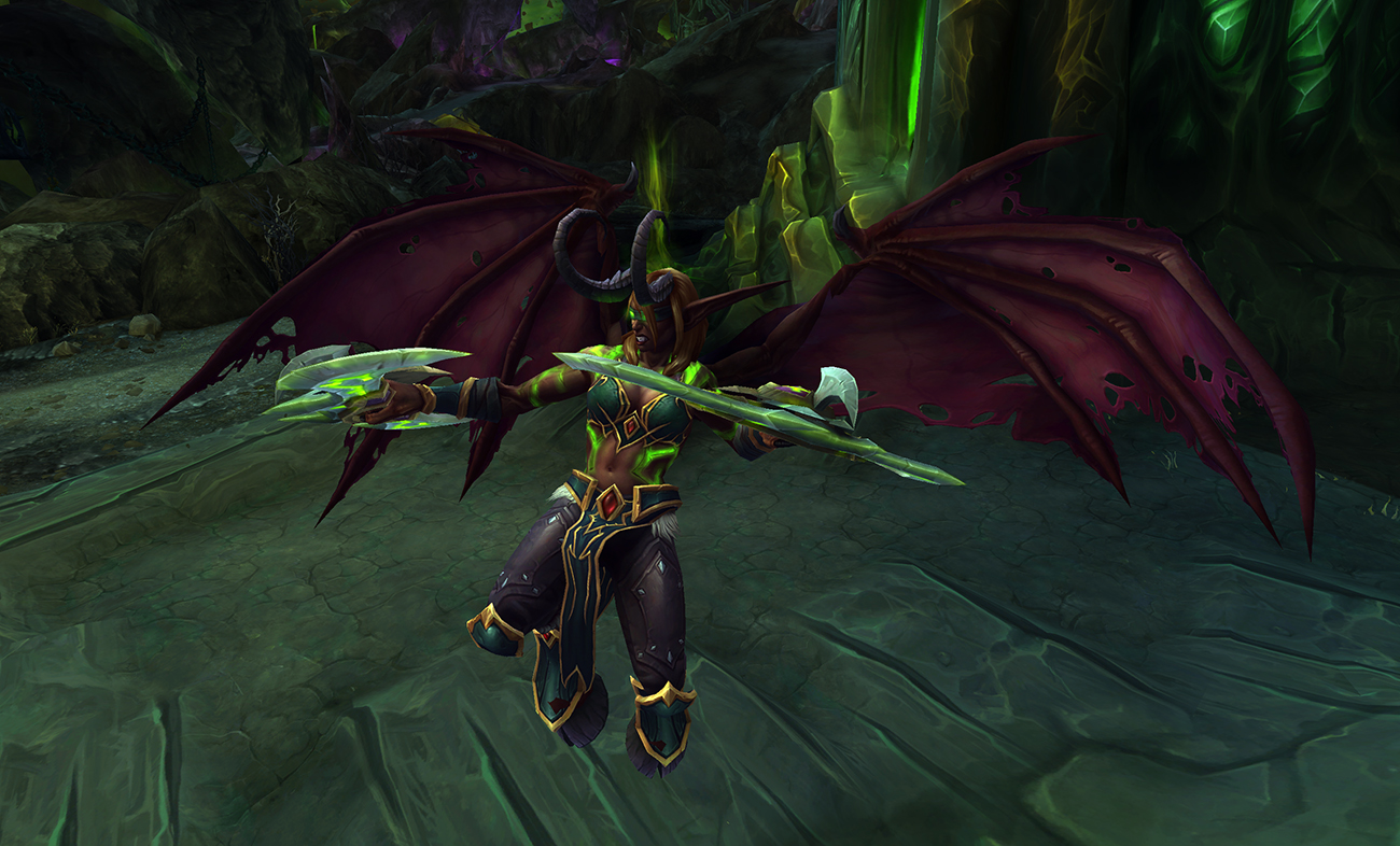 World of Warcraft demon hunter glide