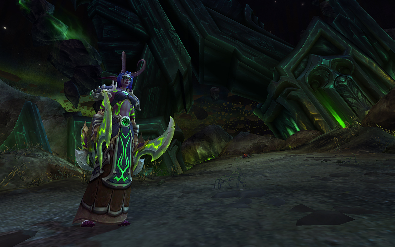 World of Warcraft demon hunter illidan horns