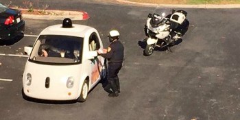 The curious case of the Google self-driving car and the police officer