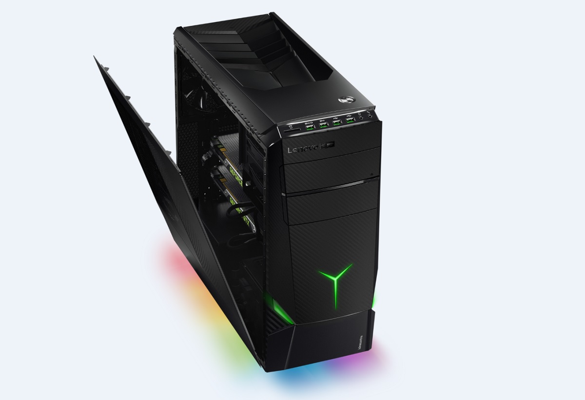 Lenovo's Y-series gamer PC Razer edition has easy access to the innards.