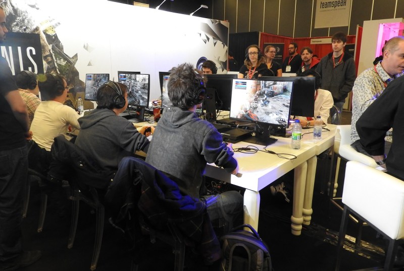 Ubisoft's For Honor tournament at MIGS 15.
