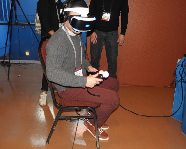 PlayStation VR demo.