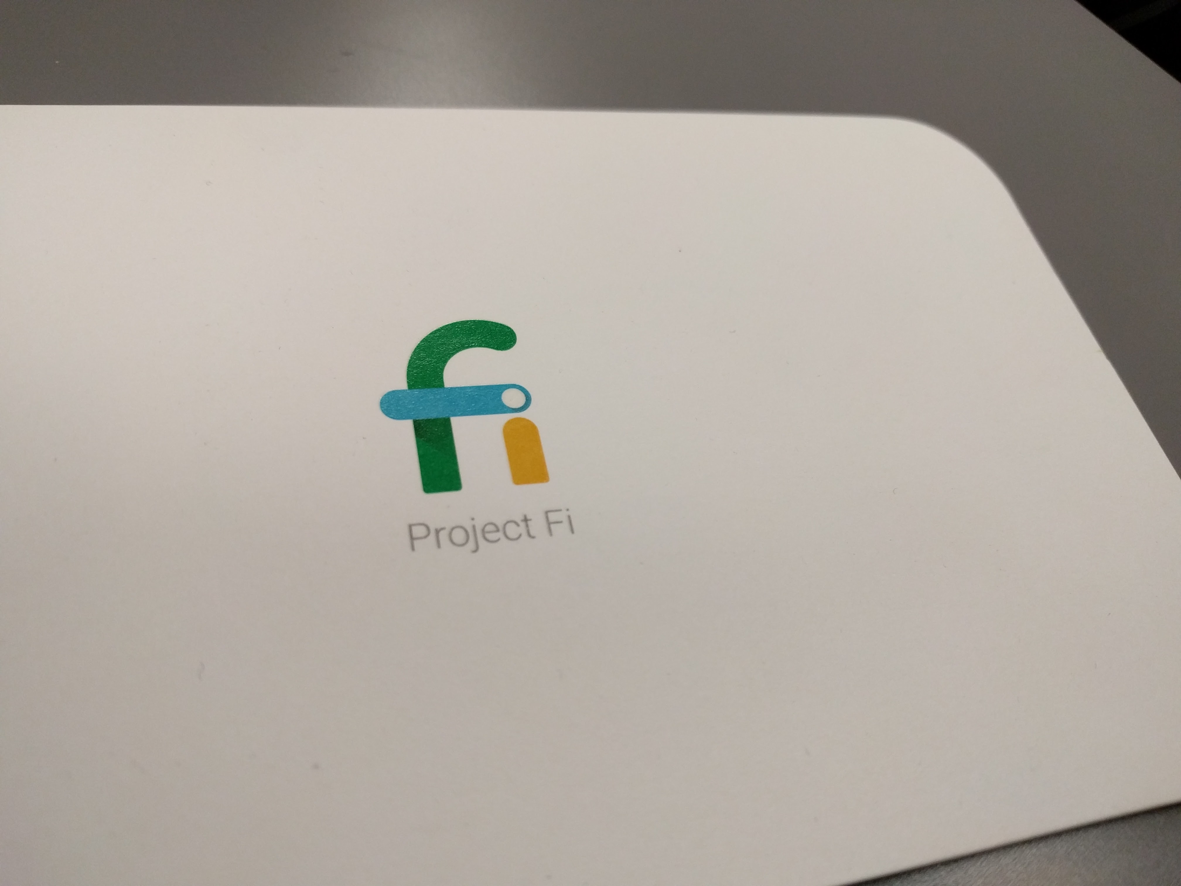 I started using the Project Fi SIM card after our Nexus 5X review unit came in.
