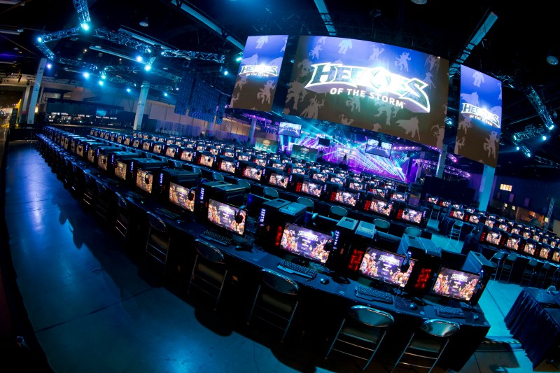A scene from Heroes of the Storm at BlizzCon. 